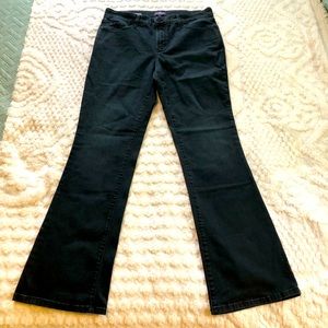 NYDJ Barbara bootcut, 12P lift tuck technology, dark wash, Made in USA.